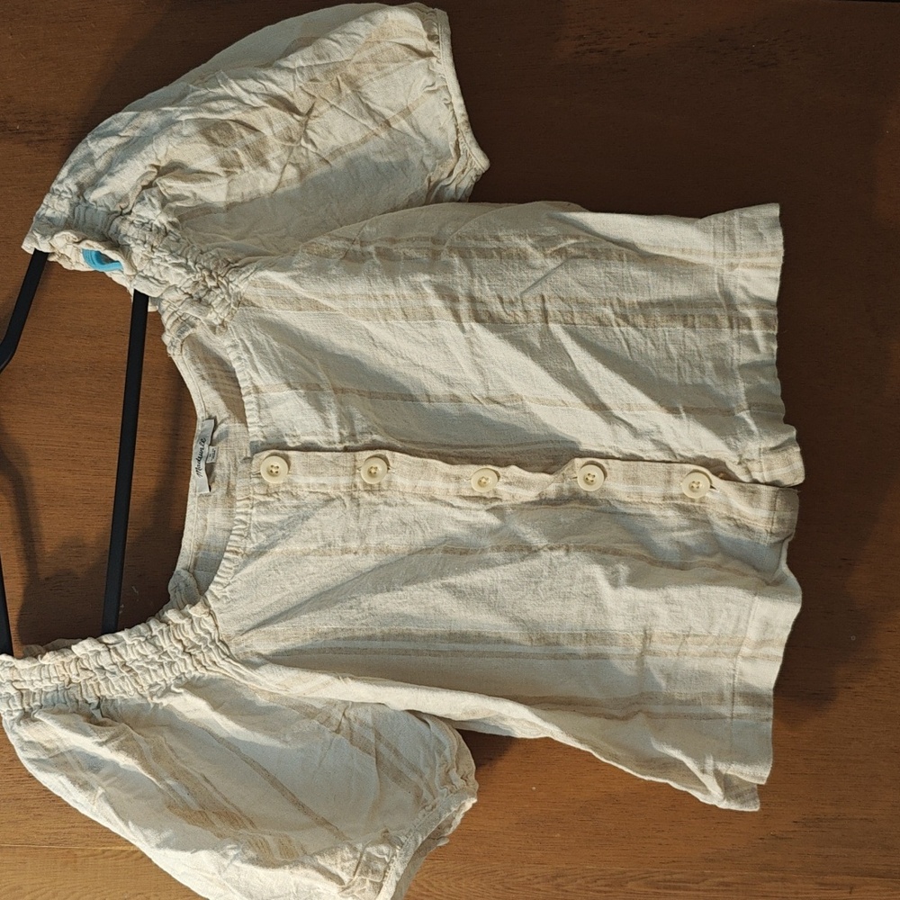 Madewell puff sleeve top